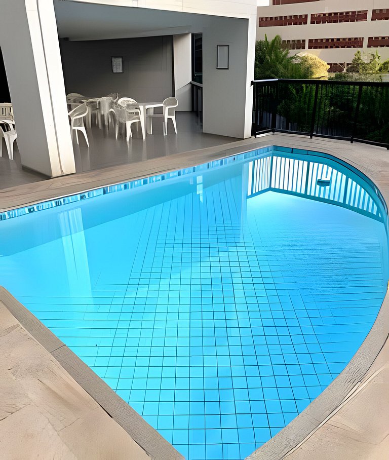 VISTA mar, piscina, varanda, garagem, mini mercado