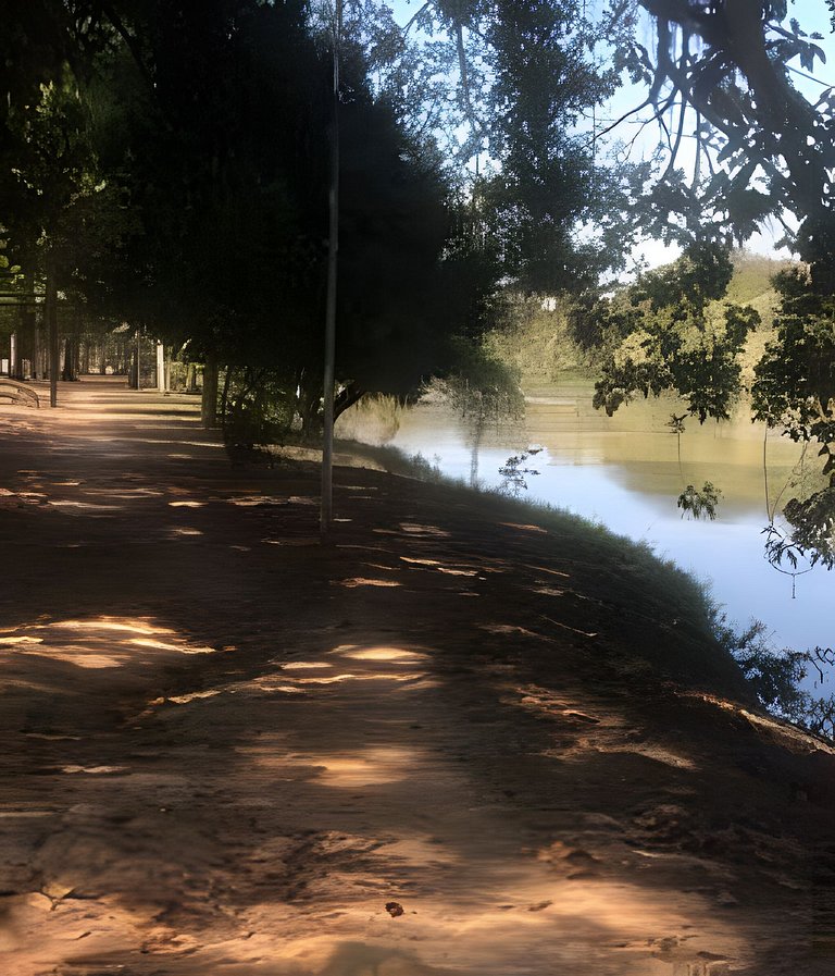 Apto para CASAL, varanda, garagem, piscina e sauna