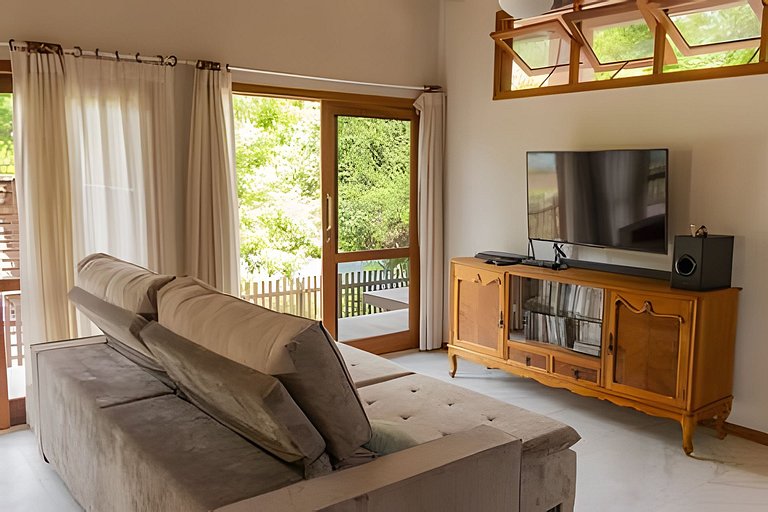 Alter, 3 dorms, paz e natureza a 100m da praia