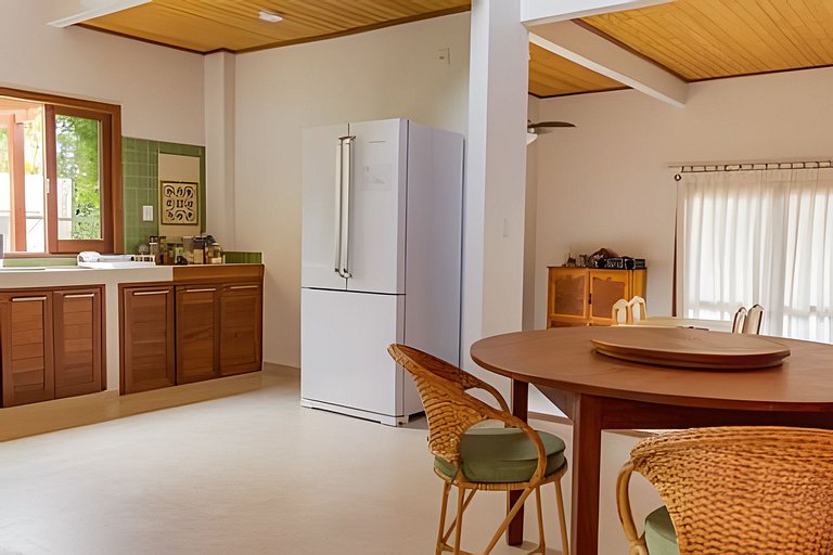 Alter, 3 dorms, paz e natureza a 100m da praia