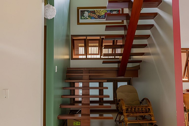 Alter, 3 dorms, paz e natureza a 100m da praia