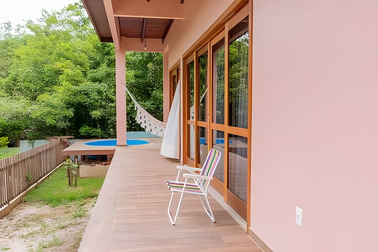 Alter, 3 dorms, paz e natureza a 100m da praia