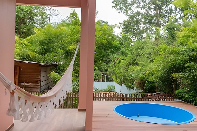 Alter, 3 dorms, paz e natureza a 100m da praia