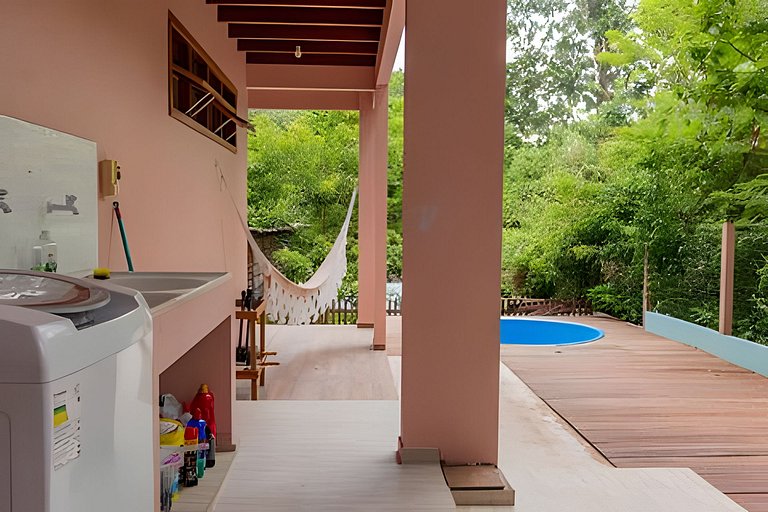 Alter, 3 dorms, paz e natureza a 100m da praia