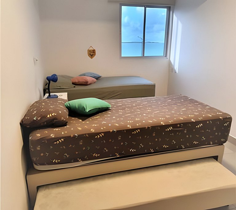 João Pessoa: a dois passos do paraíso -2 suítes com A/C, vis