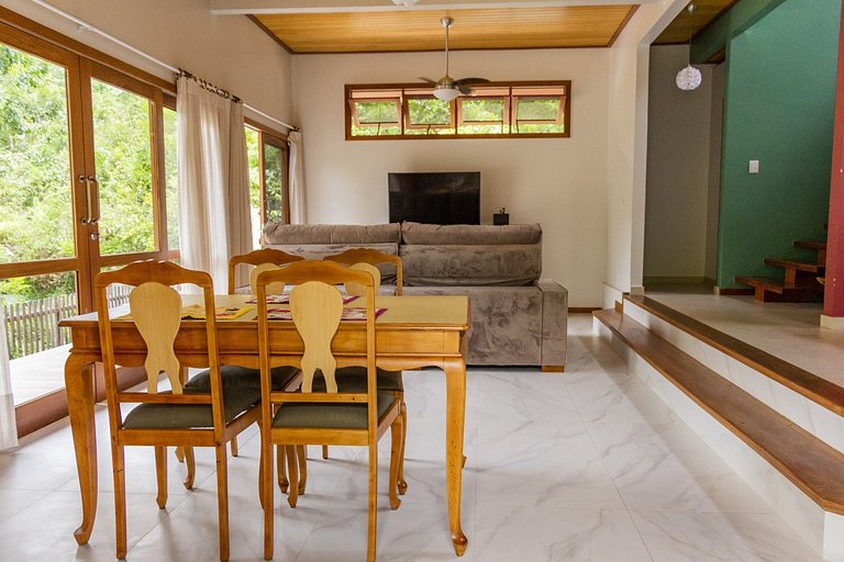 Alter, 3 dorms, paz e natureza a 100m da praia