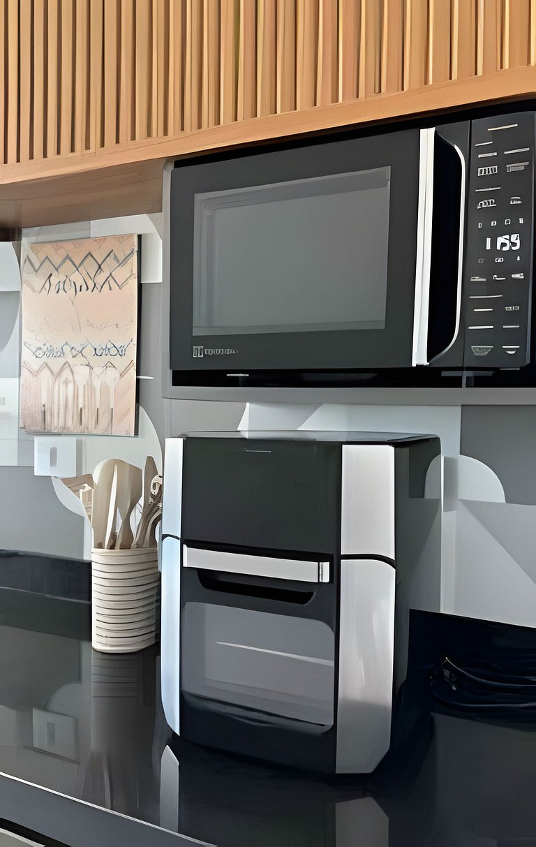 Pé na areia , vista mar , Wi-Fi e varanda !