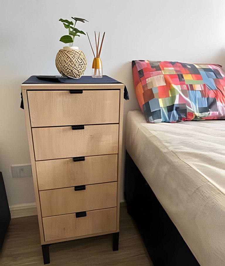 Pé na areia , vista mar , Wi-Fi e varanda !