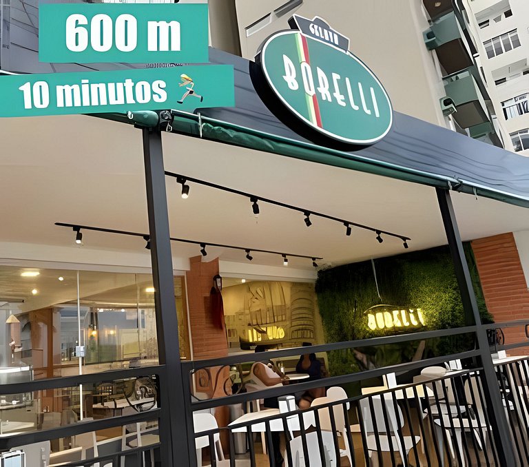 Pé na areia , vista mar , Wi-Fi e varanda !