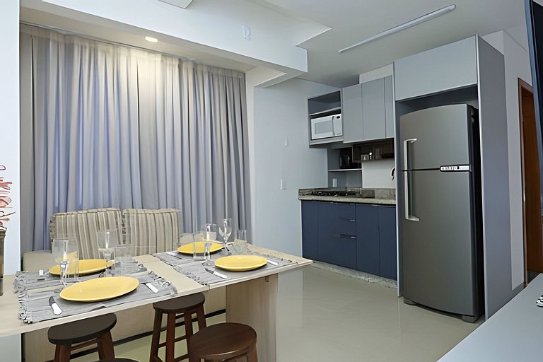 Cobertura 2quartos, wifi 1gb, ar-condicionado, 3wc