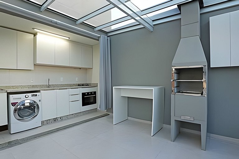 Cobertura 2quartos, wifi 1gb, ar-condicionado, 3wc