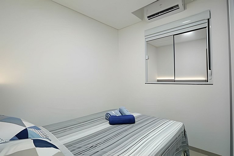 Cobertura 2quartos, wifi 1gb, ar-condicionado, 3wc