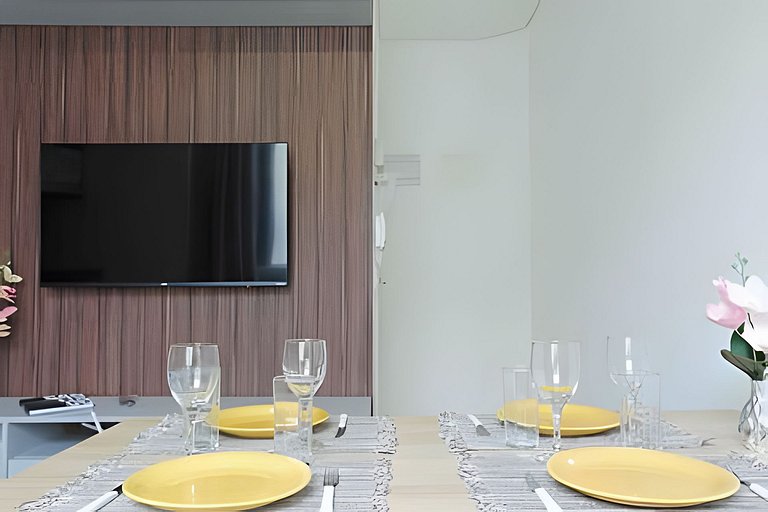 Cobertura 2quartos, wifi 1gb, ar-condicionado, 3wc