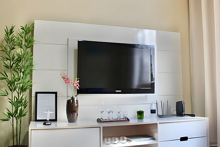 Vista Cristo a 300 metros da Praia de Copacabana.