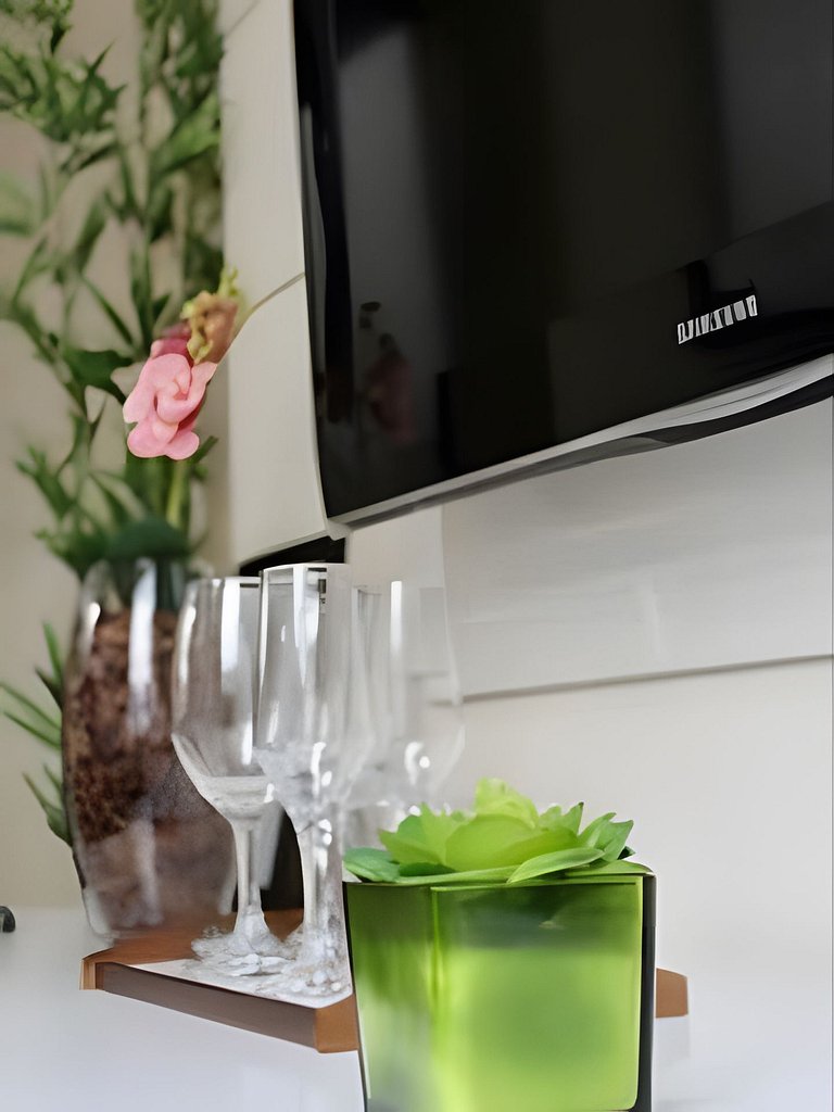 Vista Cristo a 300 metros da Praia de Copacabana.