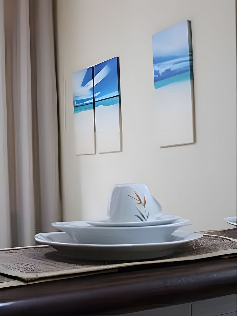 Vista Cristo a 300 metros da Praia de Copacabana.