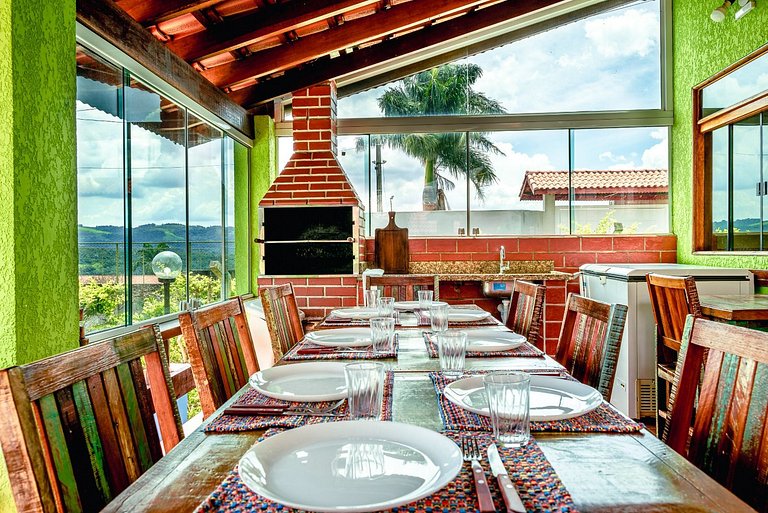 Chácara com VISTA para as Montanhas ; PET FRIENDLY