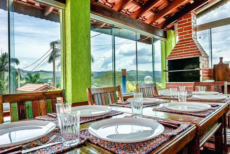 Chácara com VISTA para as Montanhas ; PET FRIENDLY