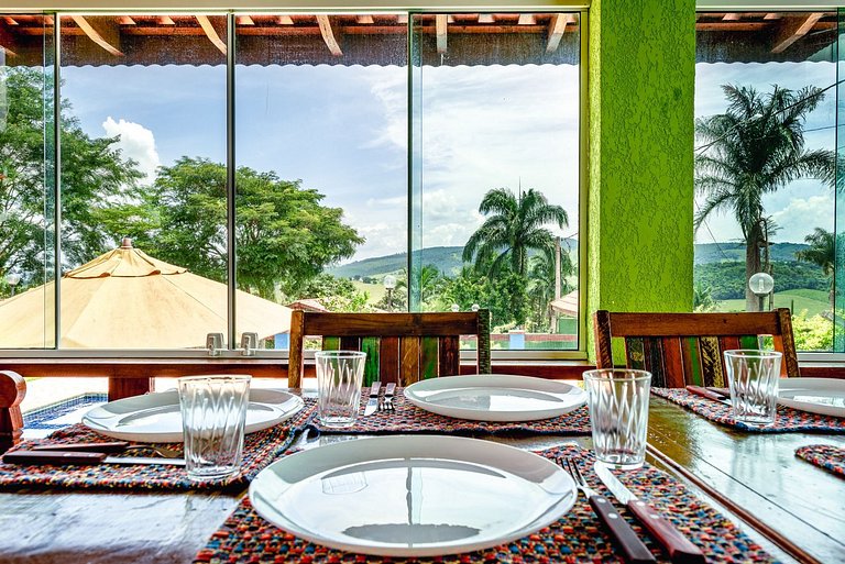 Chácara com VISTA para as Montanhas ; PET FRIENDLY