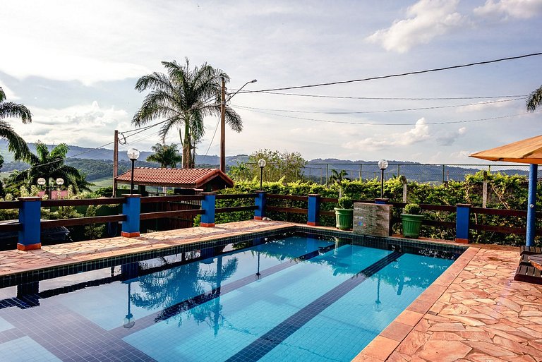 Chácara com VISTA para as Montanhas ; PET FRIENDLY