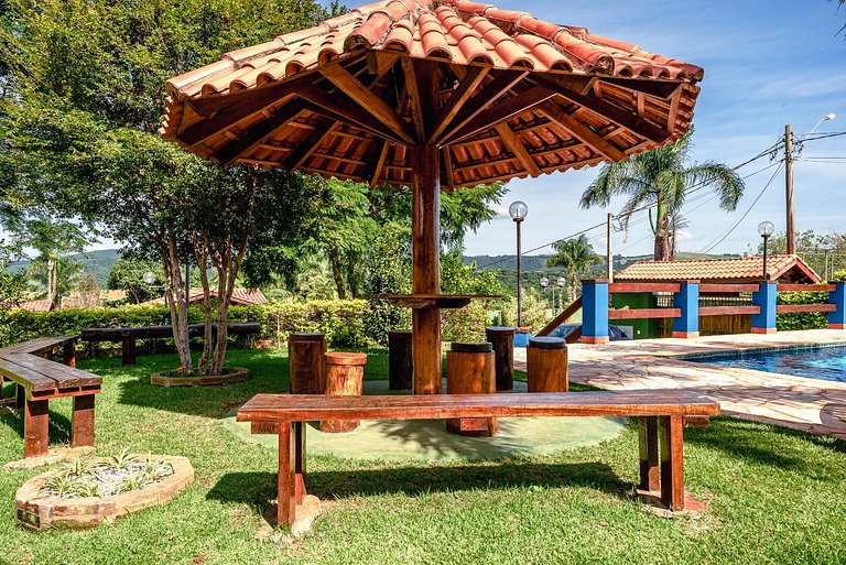 Chácara com VISTA para as Montanhas ; PET FRIENDLY