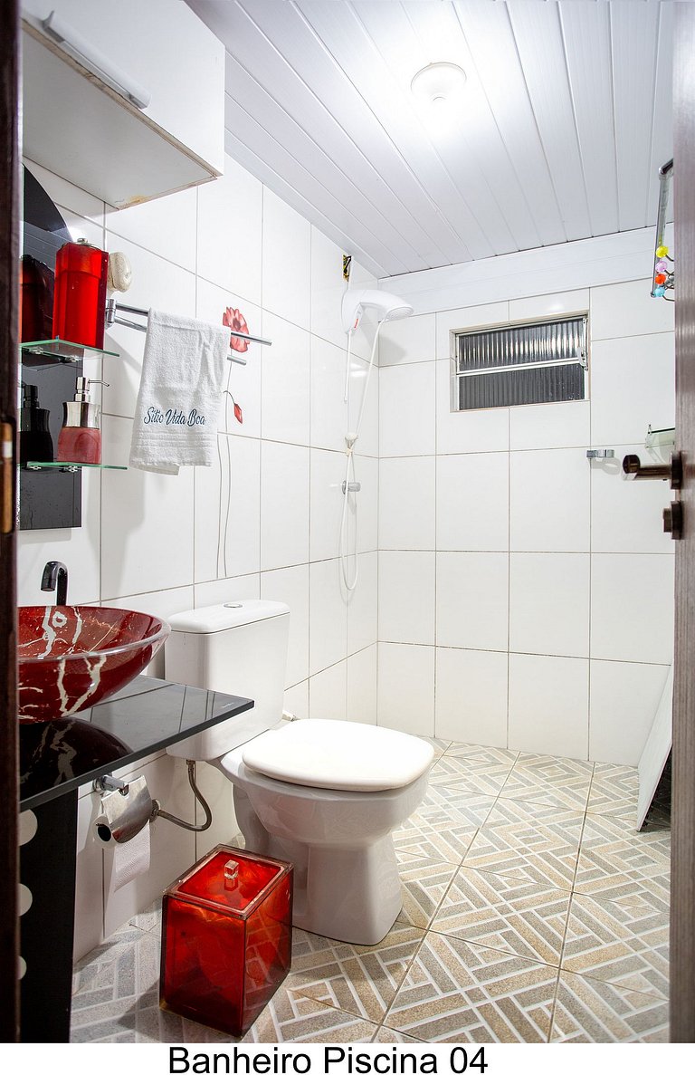 Piscina aquecida 32g casa 3 quartos hidro