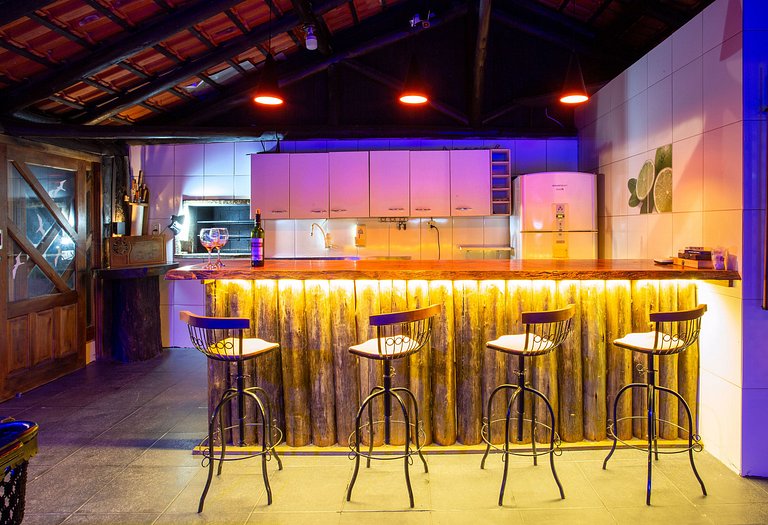 Piscina aquecida 32g casa 3 quartos hidro