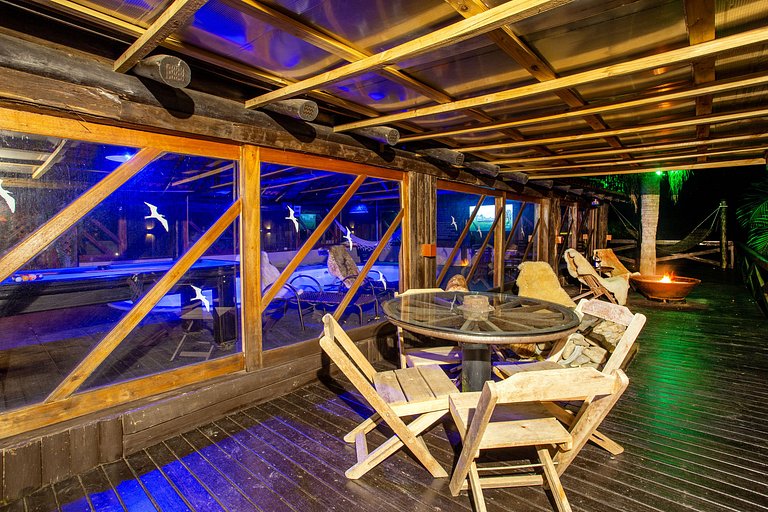 Piscina aquecida 32g casa 3 quartos hidro