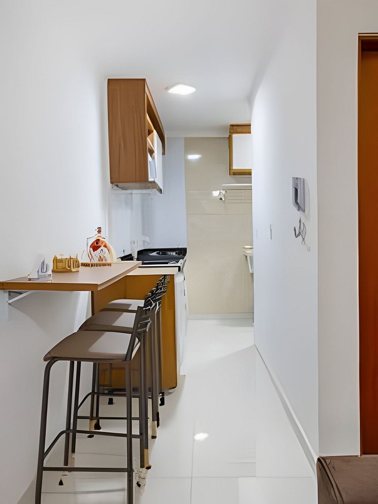 Apto 6 a 800m do Metrô Tucuruvi; 2 quartos; térreo