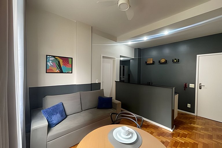 Vista Cristo e Mar 300 metros da Praia Copacabana