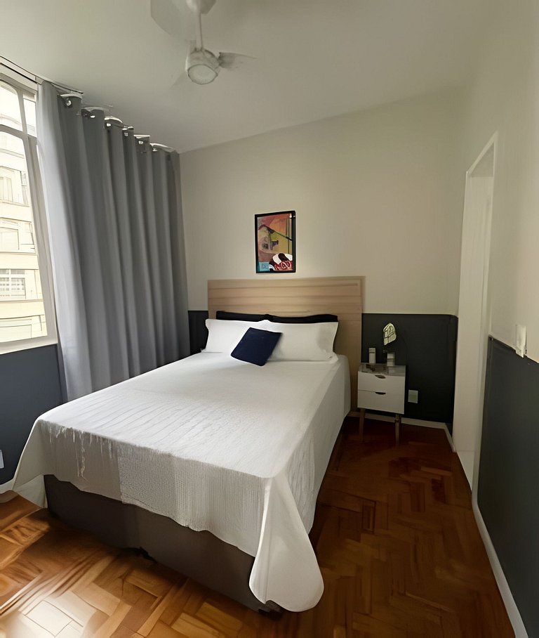 Vista Cristo e Mar 300 metros da Praia Copacabana