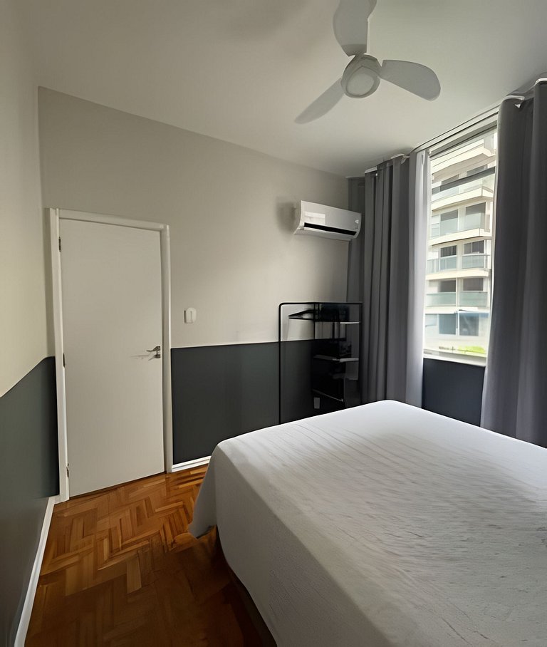 Vista Cristo y mar 300m de la playa de Copacabana