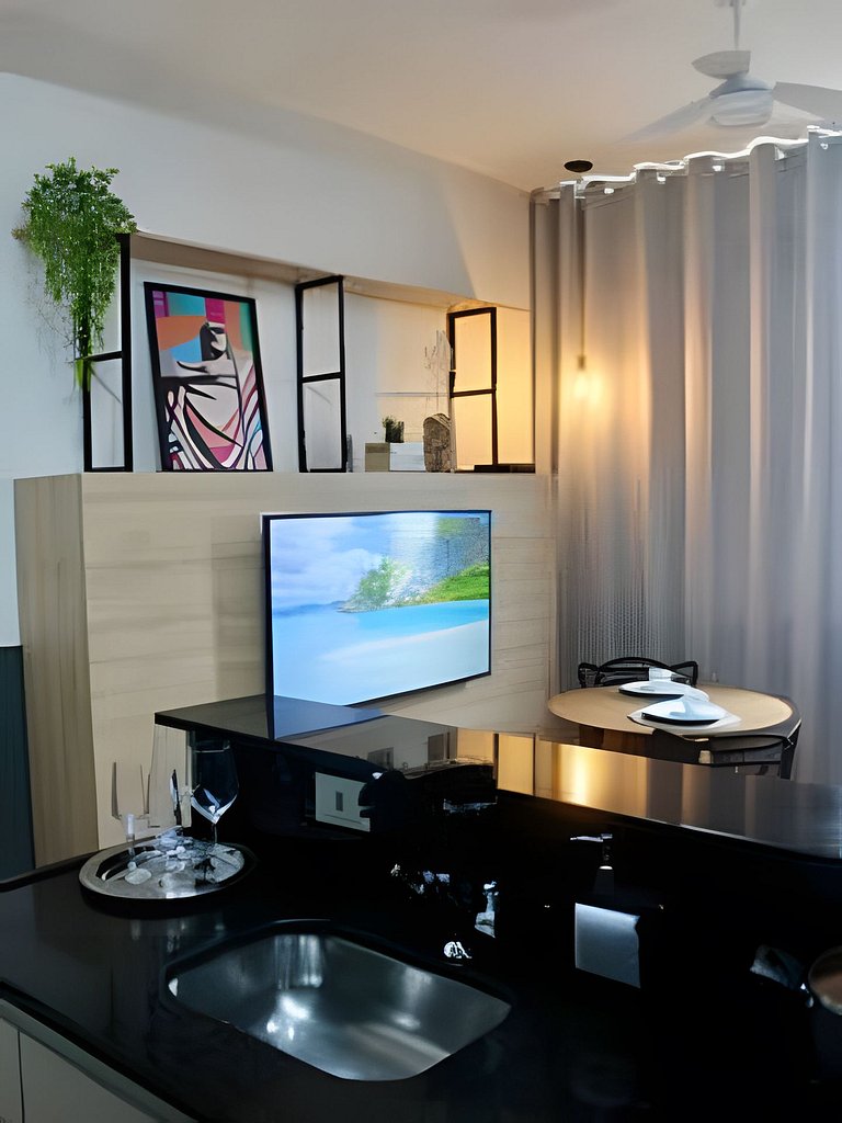 Vista Cristo e Mar 300 metros da Praia Copacabana