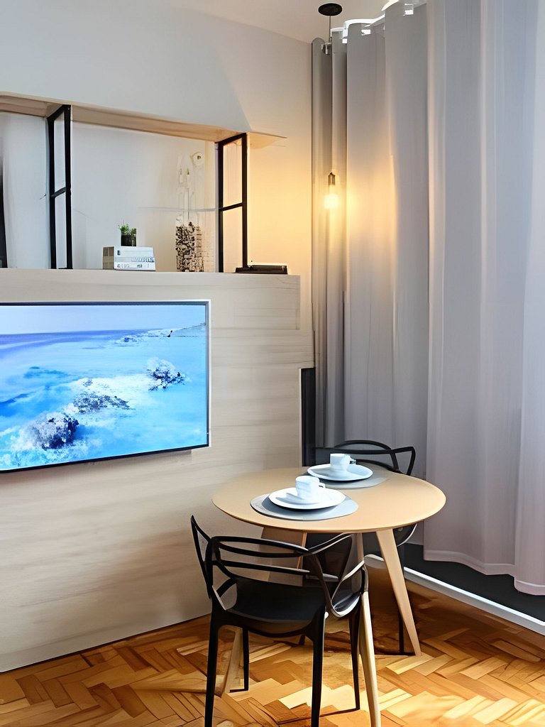 Vista Cristo e Mar 300 metros da Praia Copacabana