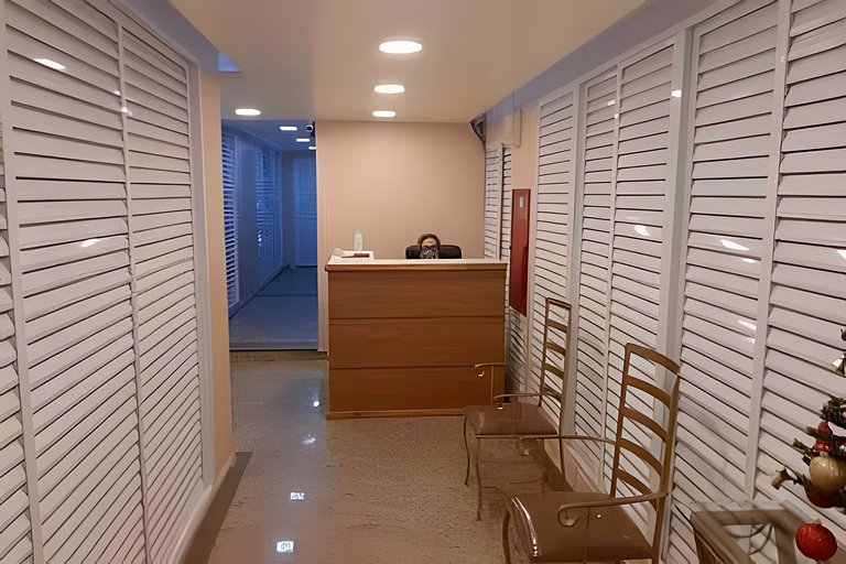 Vista Cristo y mar 300m de la playa de Copacabana