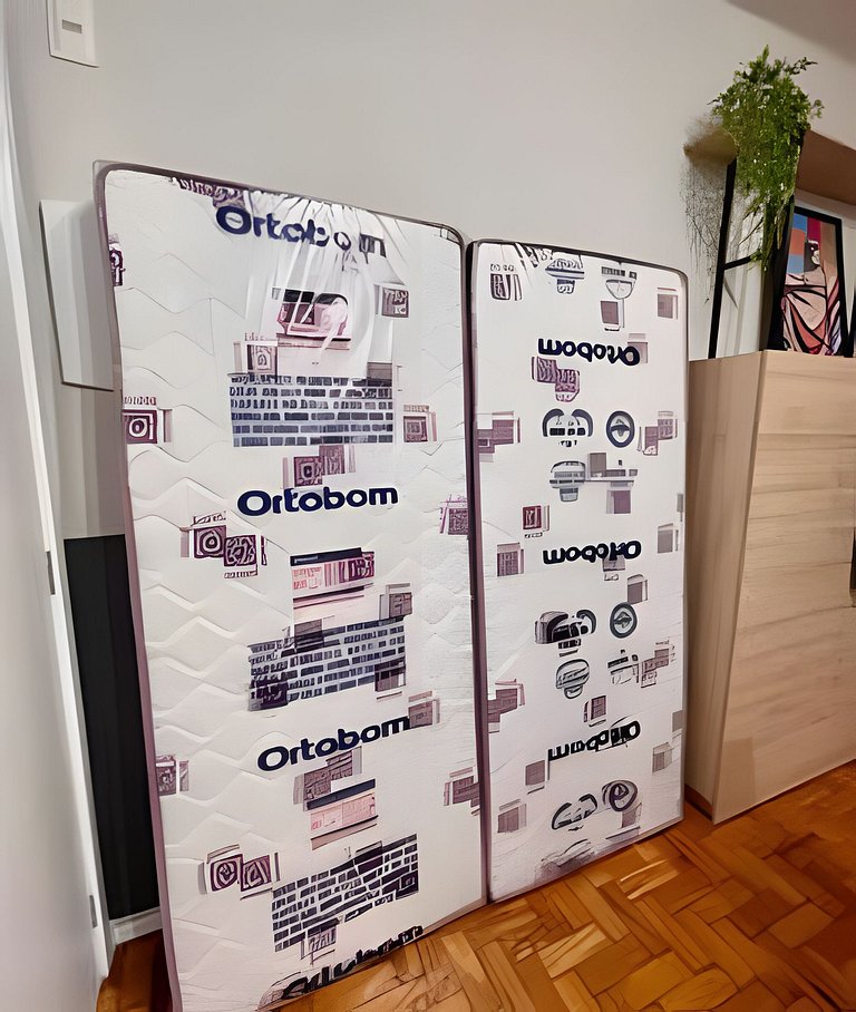 Vista Cristo y mar 300m de la playa de Copacabana