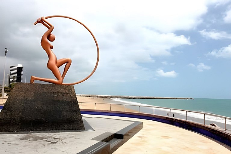 Varandinha | 153 metros BEIRA MAR | Garagem