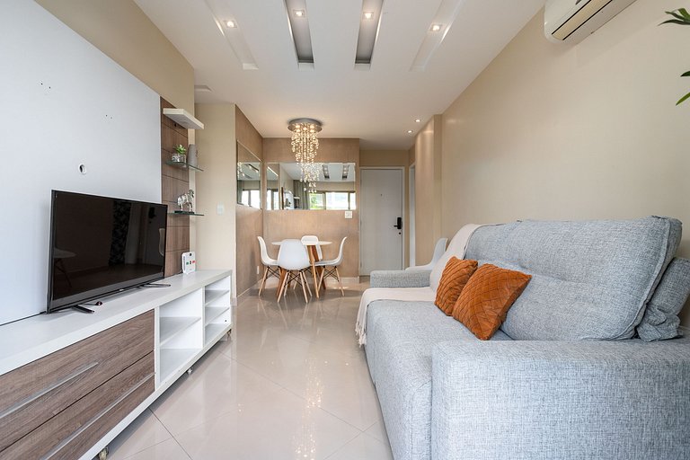 Top! 2quartos c/ Varanda-Parque Olímpico-Garagem