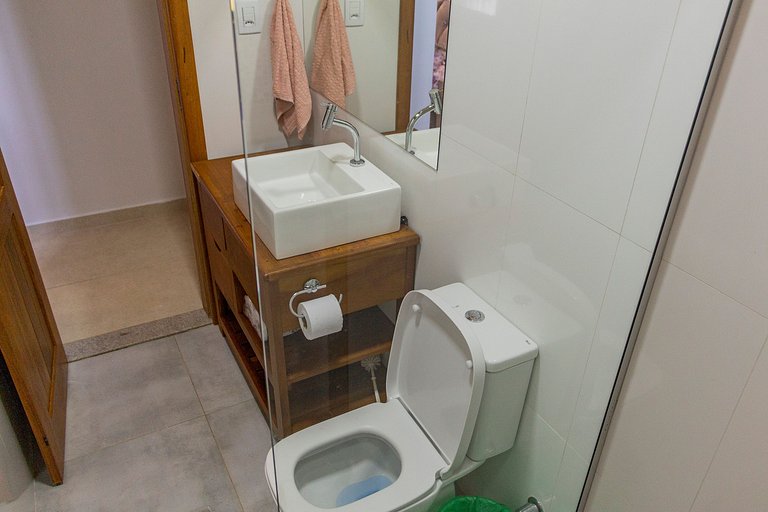 Alter, 3 dorms, paz e natureza a 100m da praia