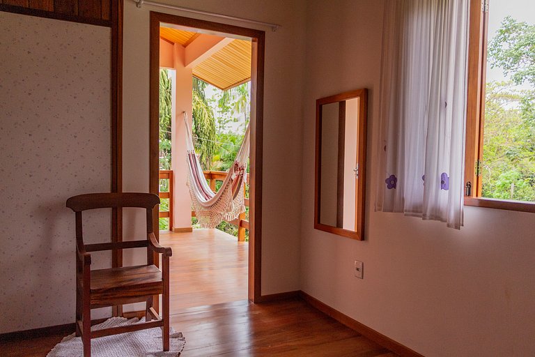 Alter, 3 dorms, paz e natureza a 100m da praia