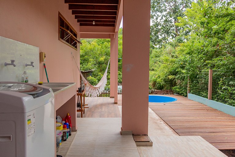 Alter, 3 dorms, paz e natureza a 100m da praia